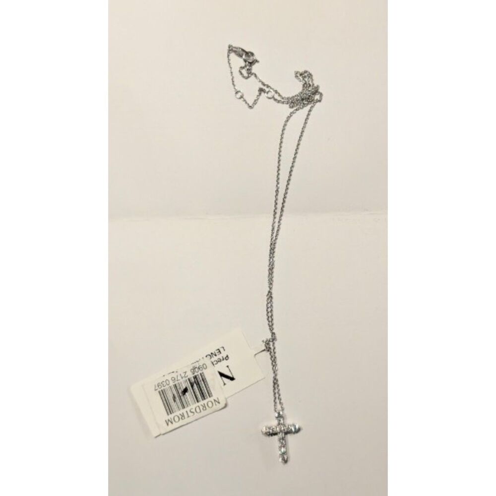 Nadri CZ CROSS PENDANT NECKLACE – Nordstrom NWT